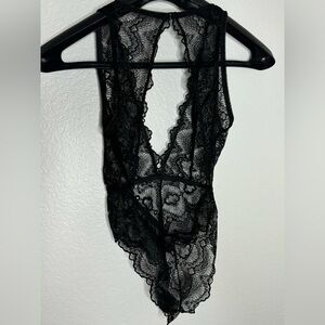 NWT- LuLus Black Body Suit Size Medium